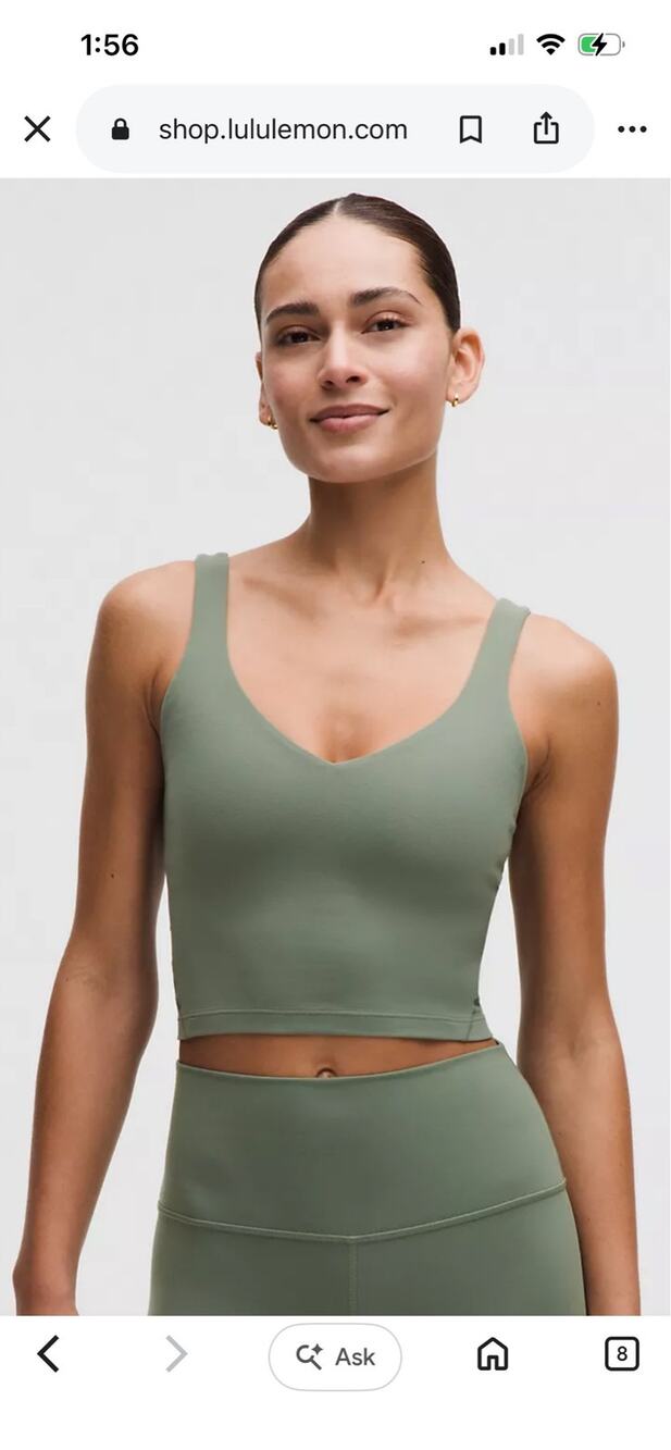 Lululemon Align cropped tank top 68$ square dot